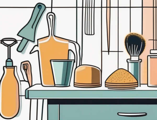 Various tools such as a scraper