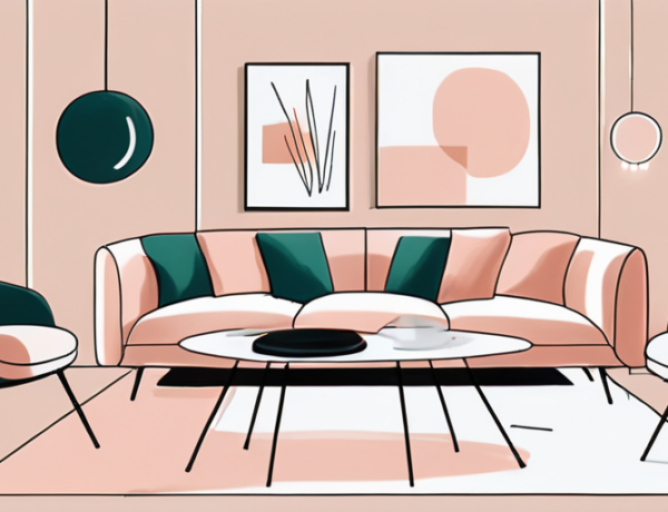 A modern italian interior design scene