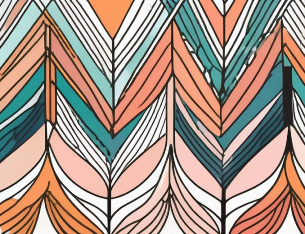 A beautifully patterned wallpaper acting as a backdrop to a room