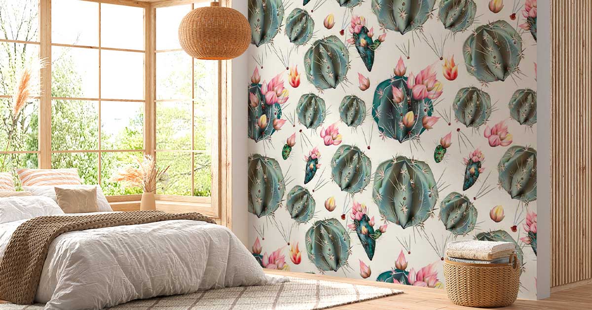 Carta da parati fotografica con cactus Carta da parati fotografica con cactus