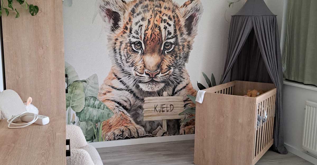 Carta da parati per bambini con nome