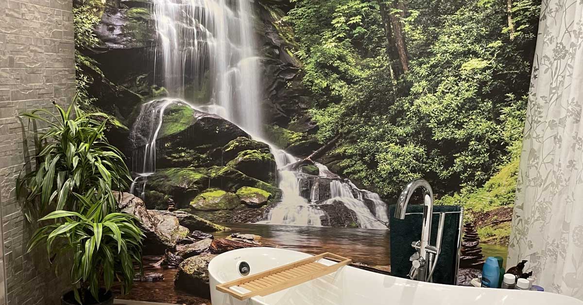 Carta da parati fotografica con cascate Carta da parati fotografica con cascate