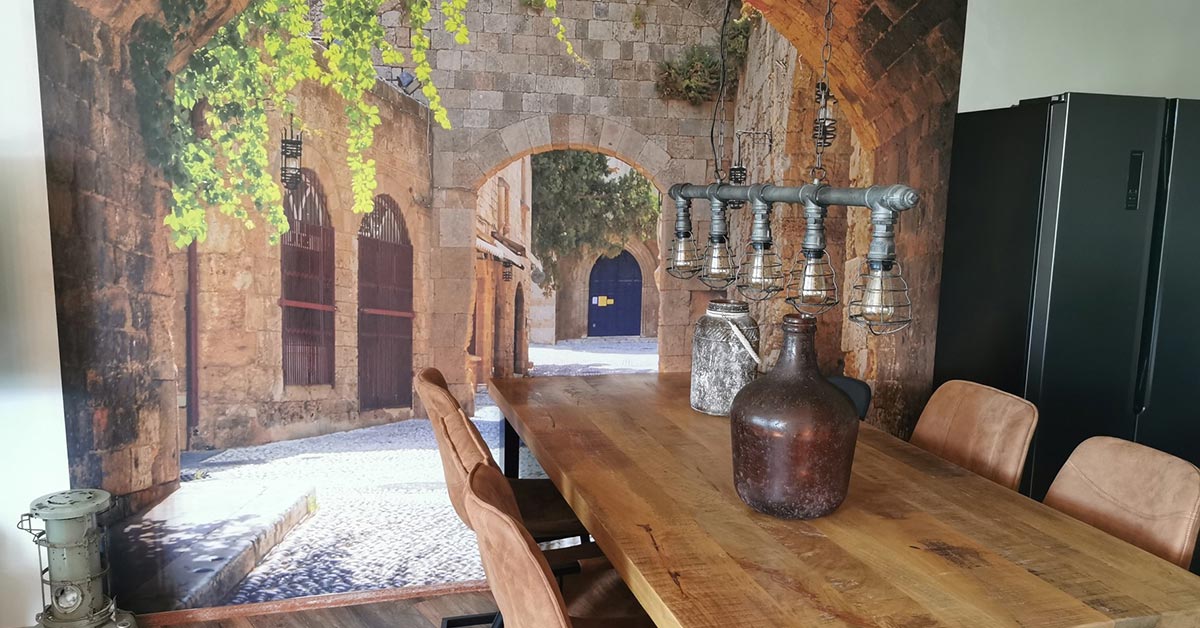 Città su carta da parati