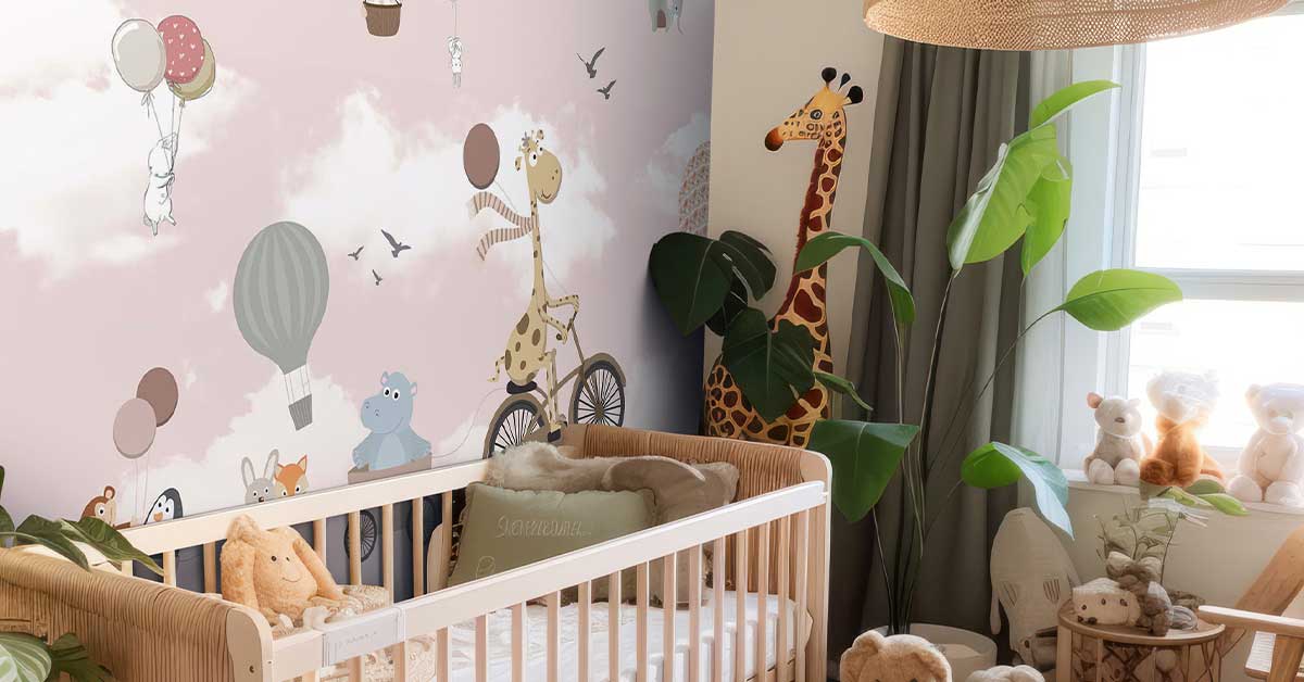 Carta da parati fantasy per bambini