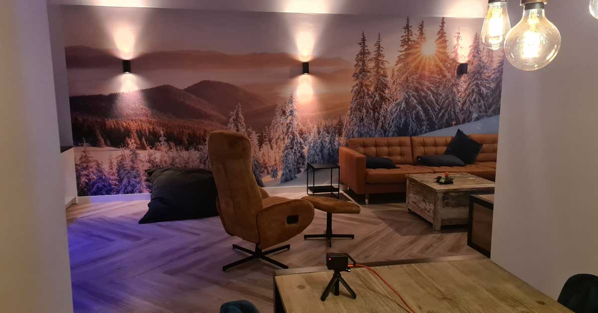 Carta da parati fotografica invernale