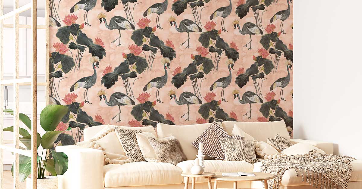 Carta da parati orientale Carta da parati orientale