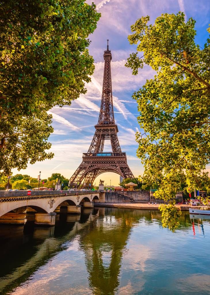 La Torre Eiffel e la Senna