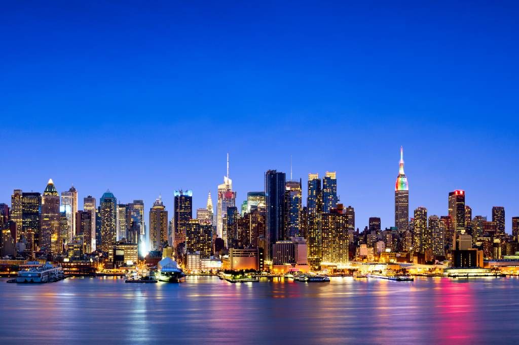 Skyline di New York Manhattan