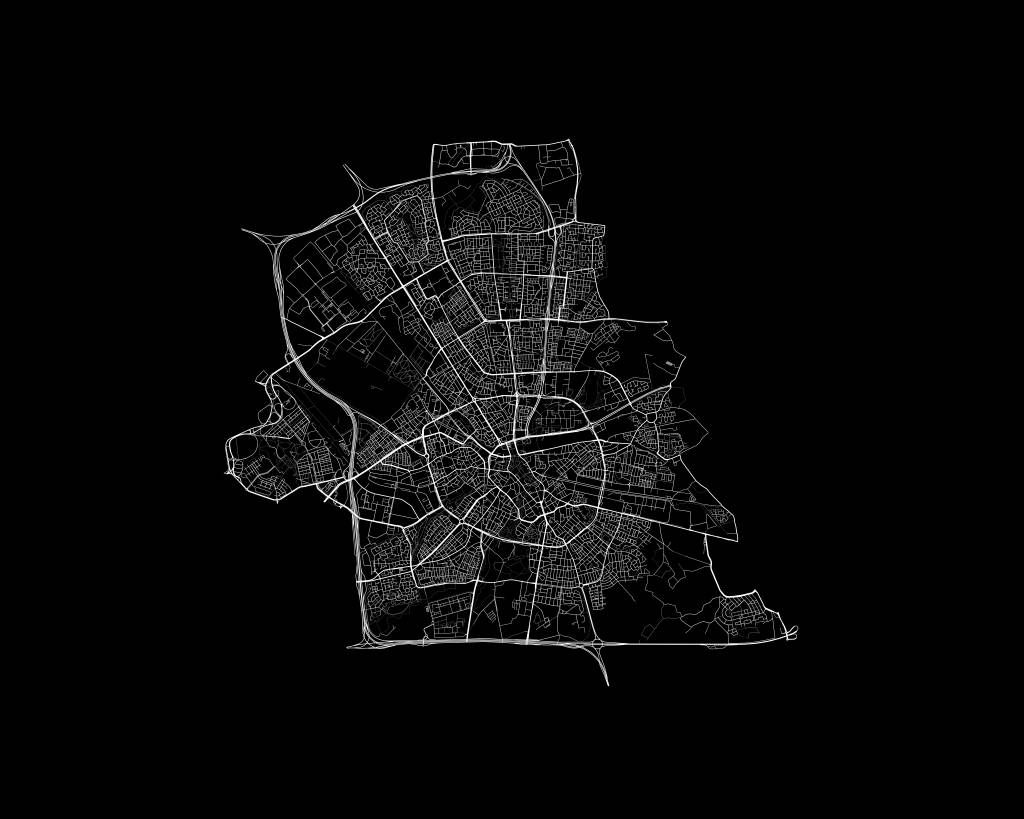 Mappa di Eindhoven, nero