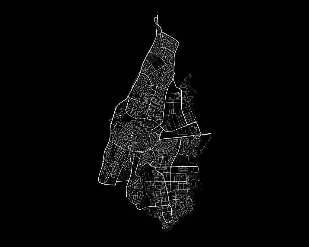 Mappa di Haarlem, nero