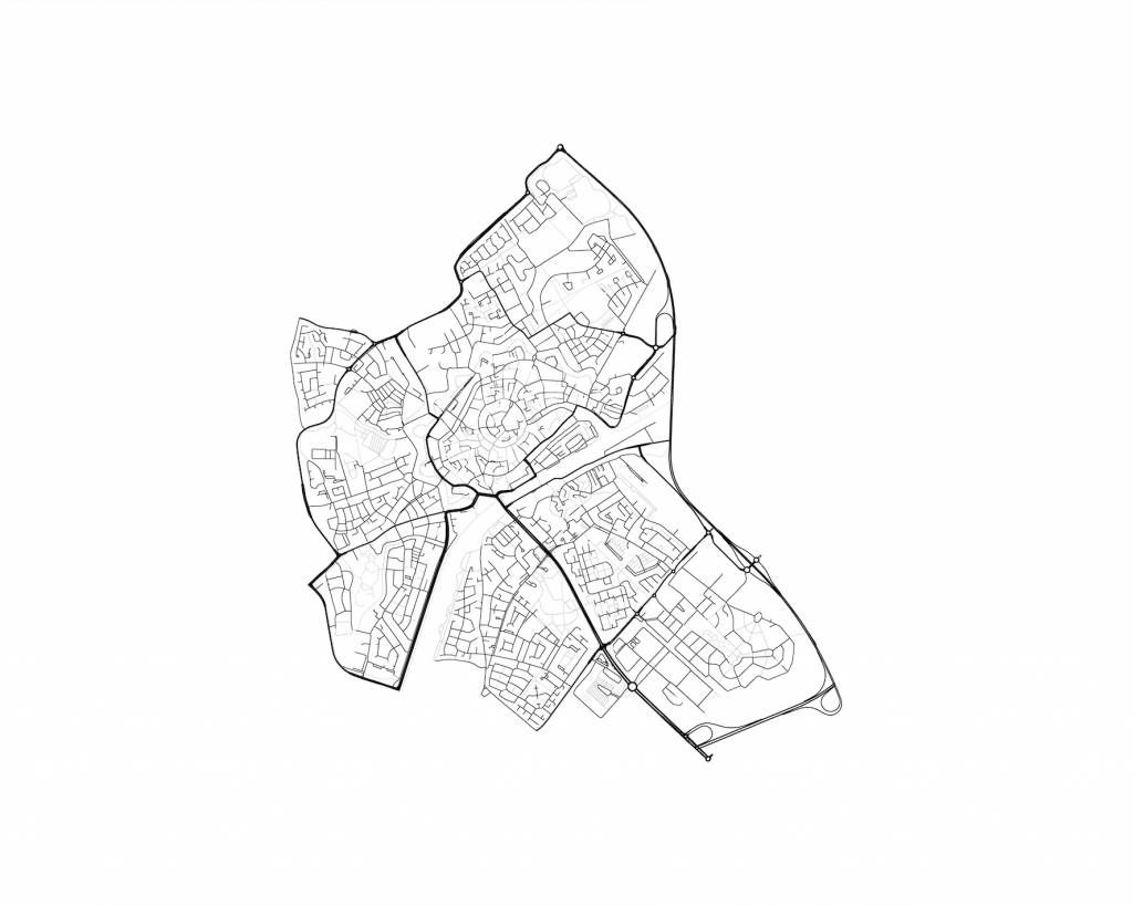 Mappa di Middelburg, bianco
