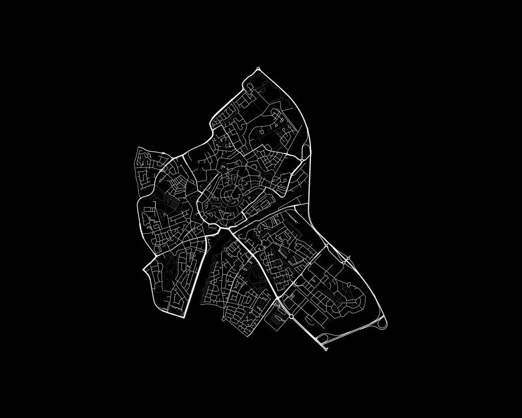 Mappa di Middelburg, nero