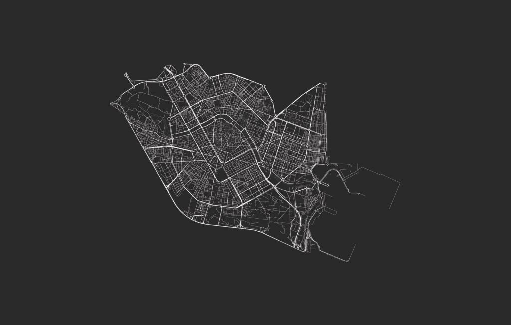 Mappa di Valencia, nero