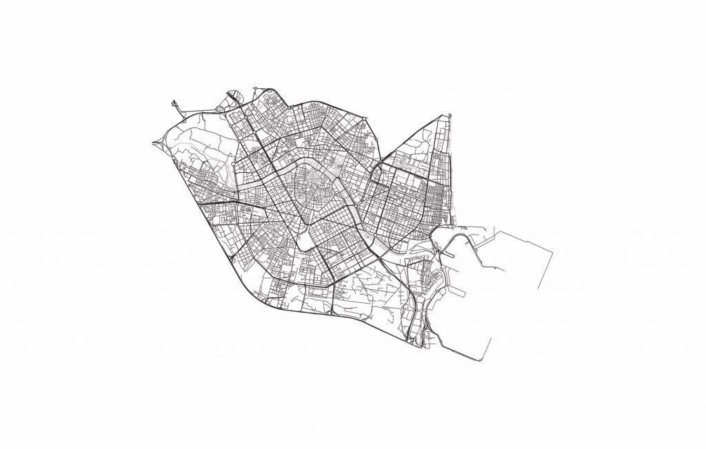 Mappa di Valencia, bianco 