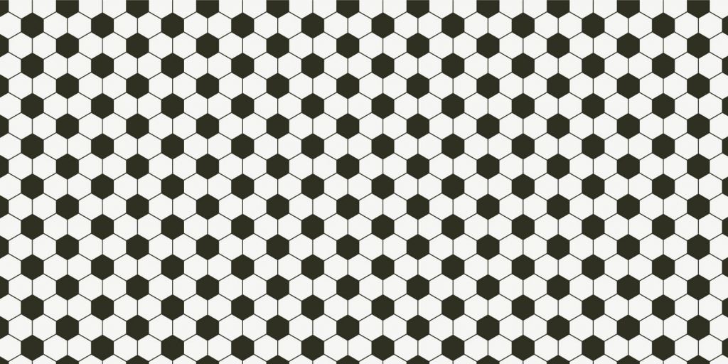 Poligoni geometrici in bianco e nero