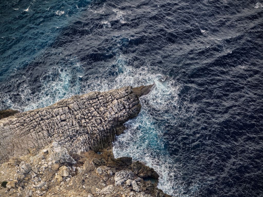 Punto roccioso sulla costa
