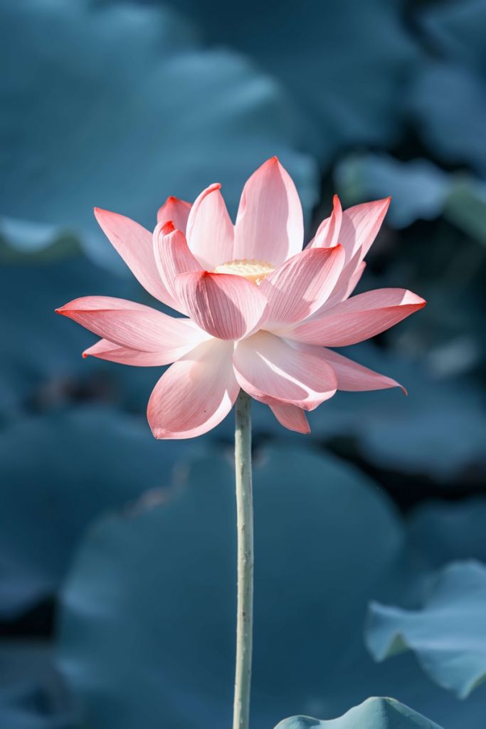 Fiore di loto rosa chiaro