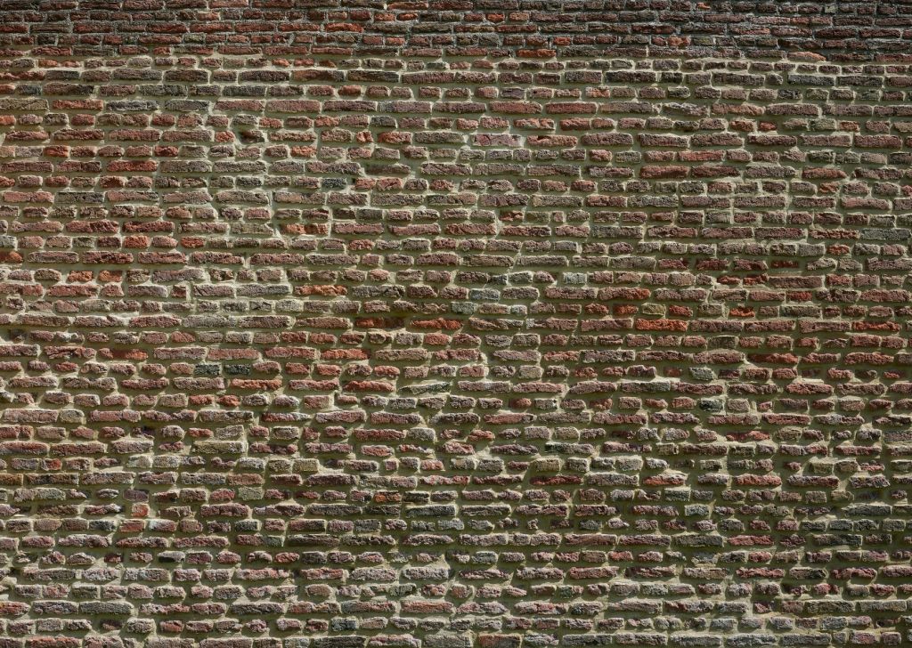 Muro di mattoni vecchi