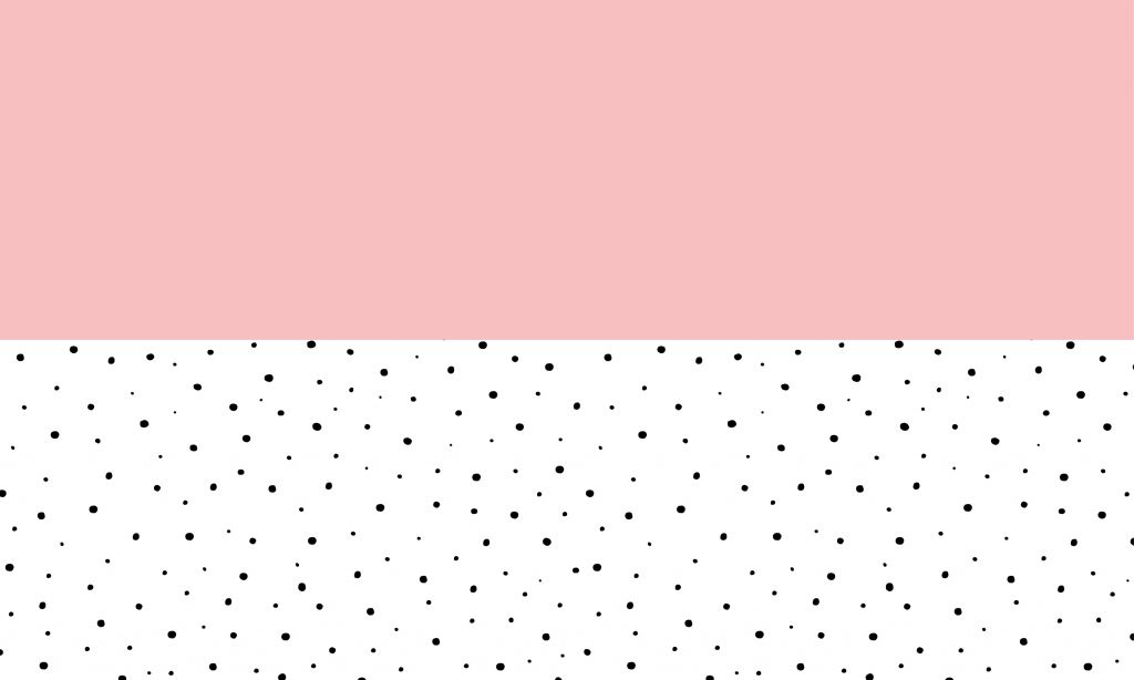 Aree rosa e bianche con punti neri