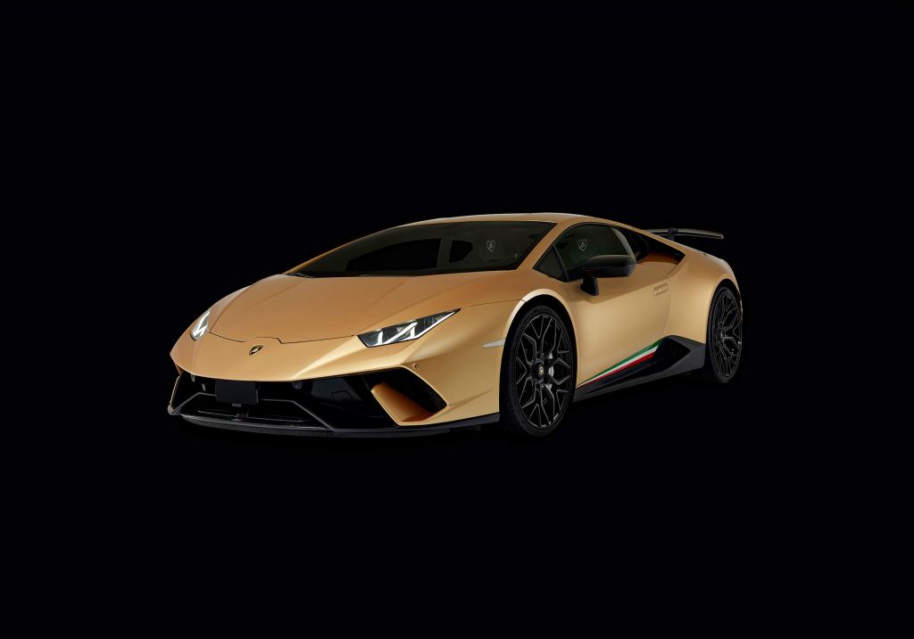 Lamborghini Huracán - Anteriore destro, nero