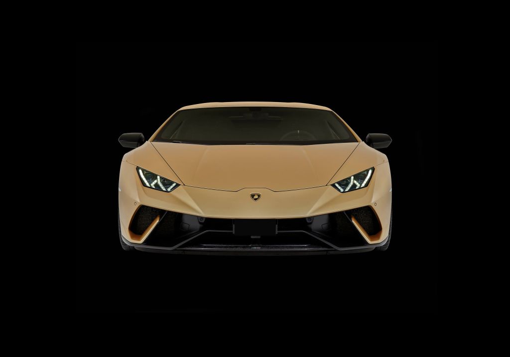 Lamborghini Huracán - Anteriore, nero