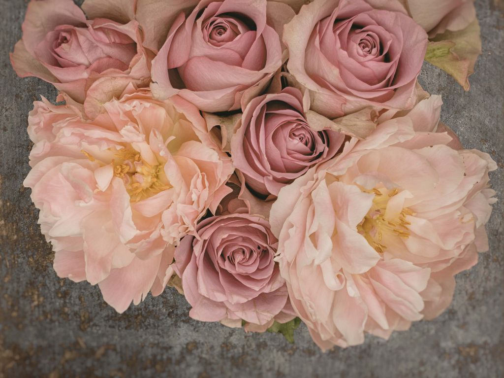 Rose bouquet vintage