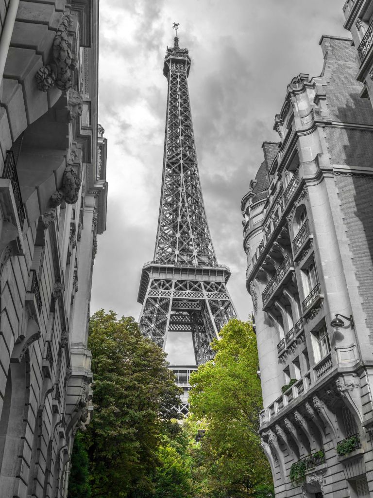 Torre Eiffel in bianco e nero
