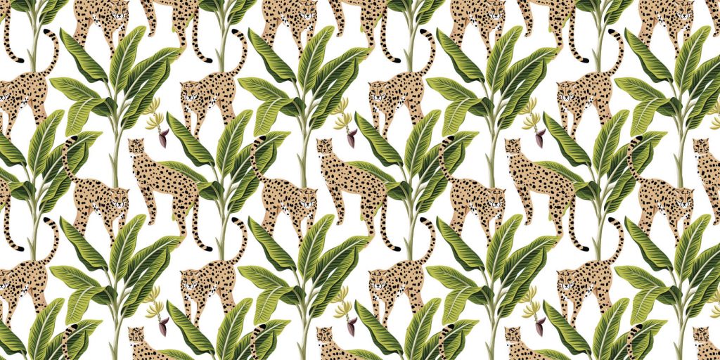 Ghepardo tra gli alberi