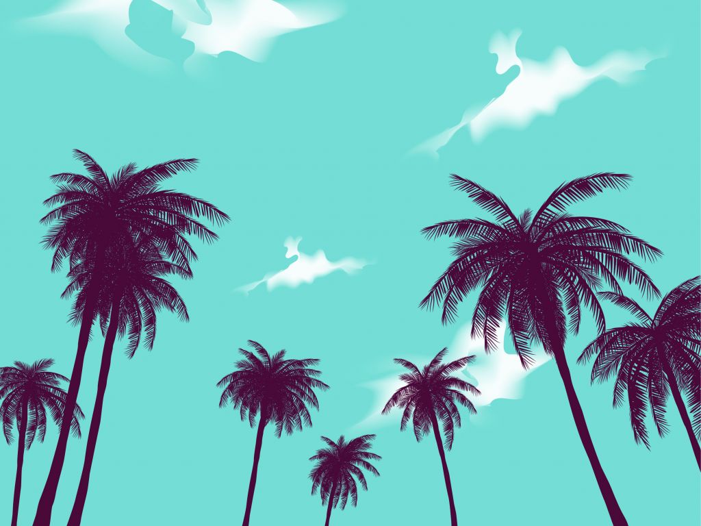 Illustrazione di palme