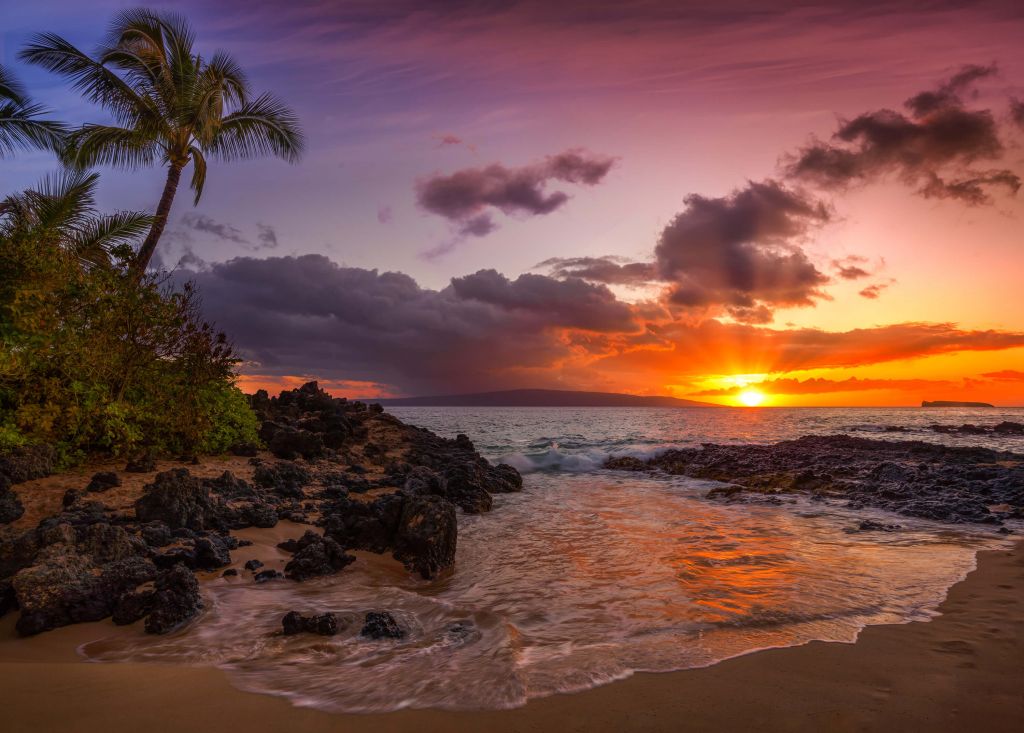 Spiaggia hawaiana