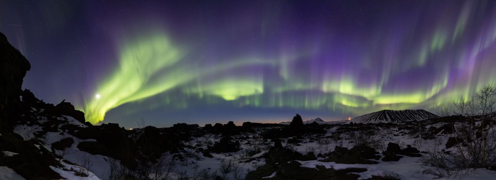 La bella aurora boreale