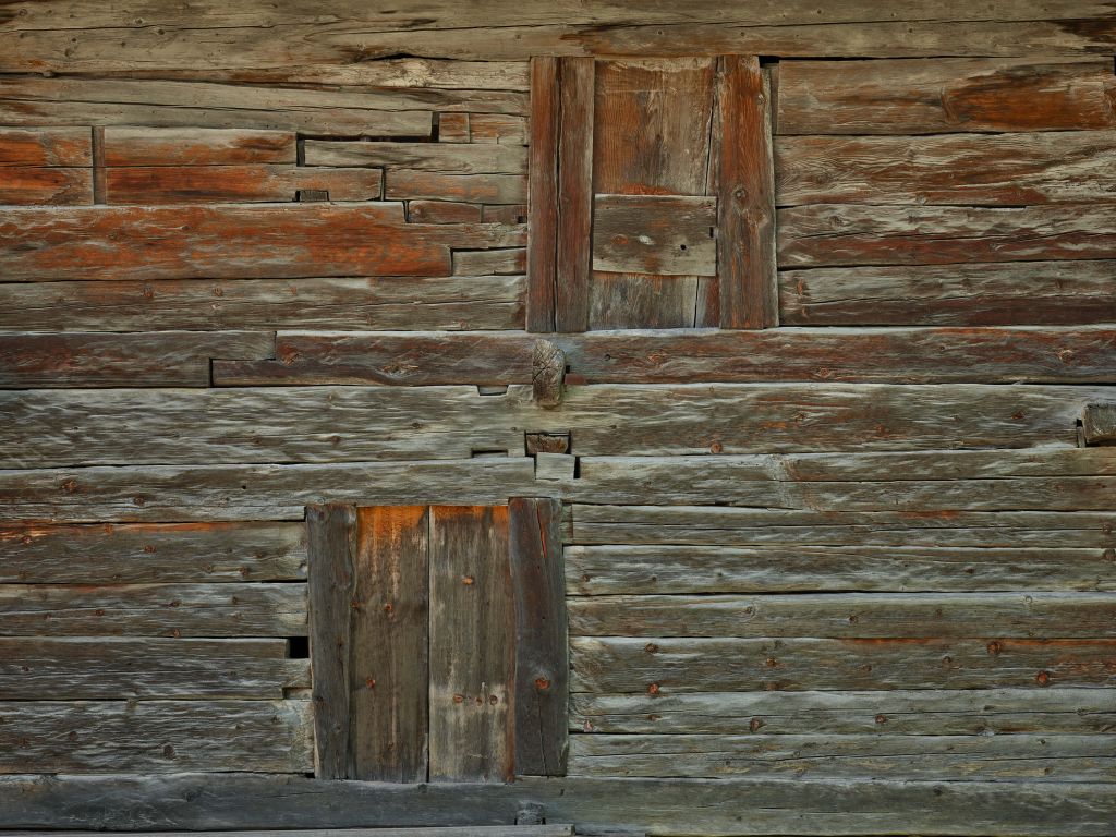 Vecchie porte di legno