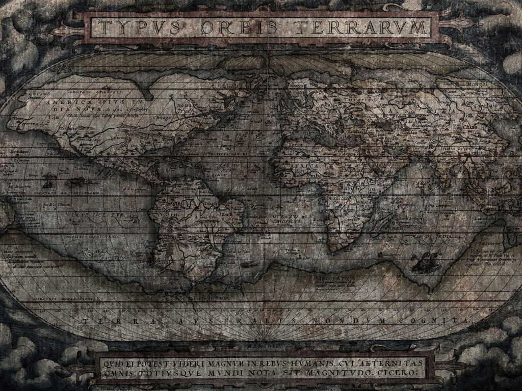 Mappa del mondo latino