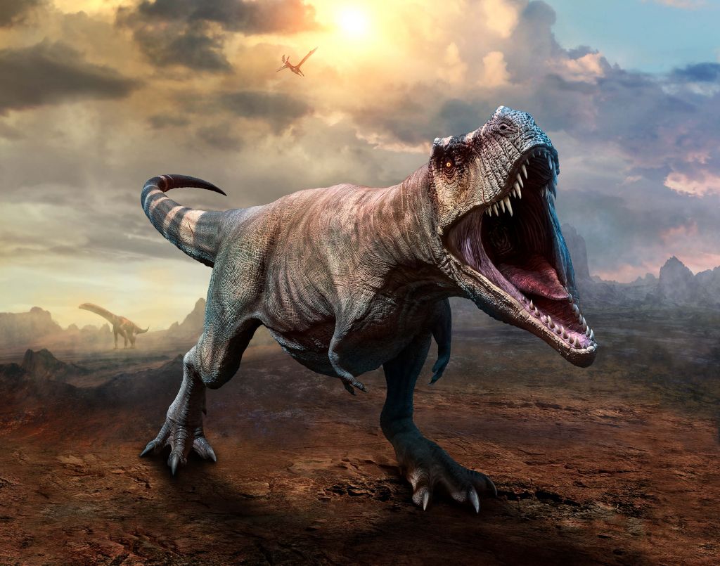 Tyrannosaurus Rex aggressivo