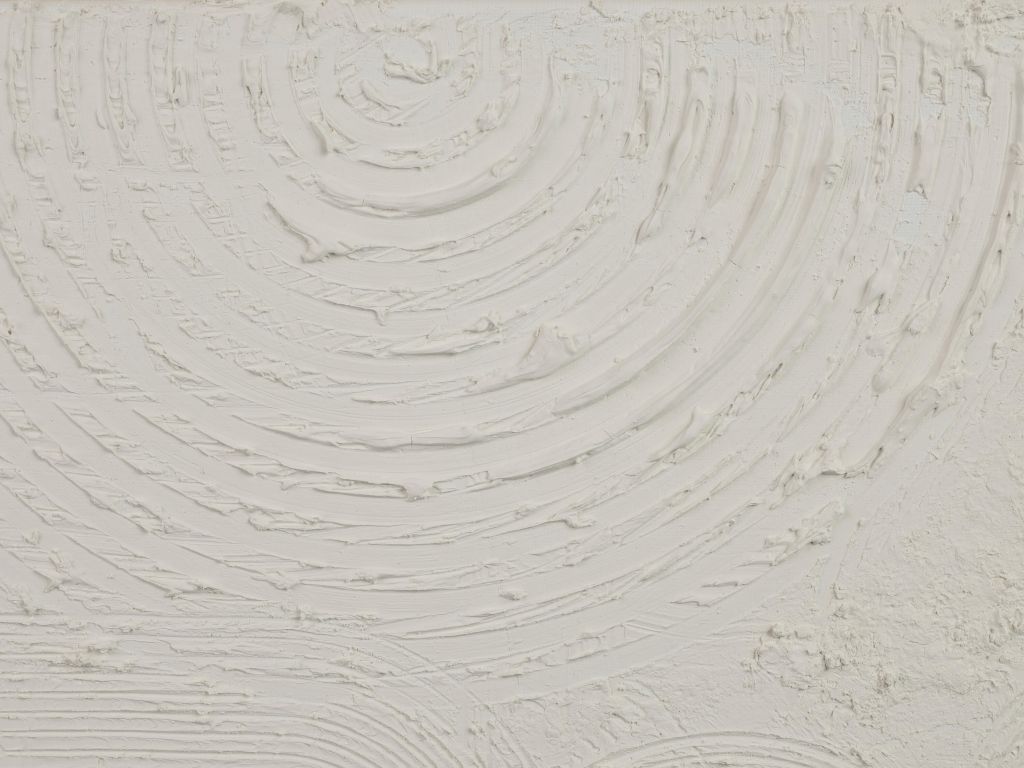 Forme e linee rotonde in bianco sporco