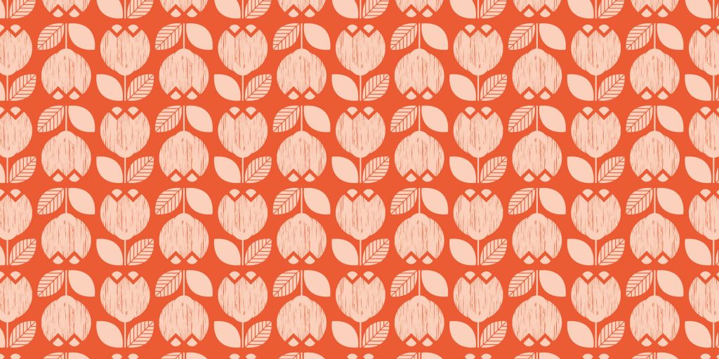 Retrò motivo floreale