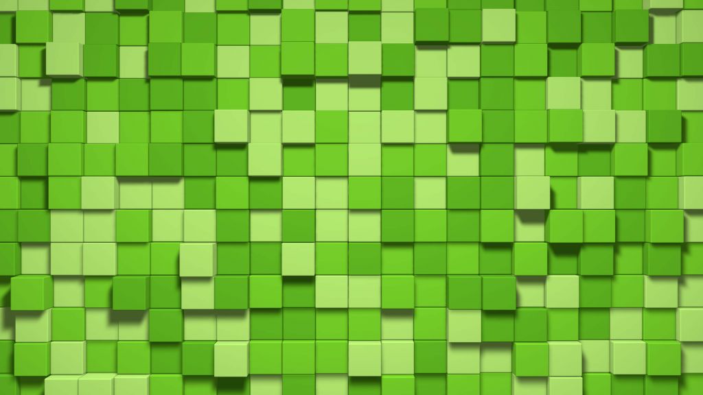 3D Minecraft blokken van gras