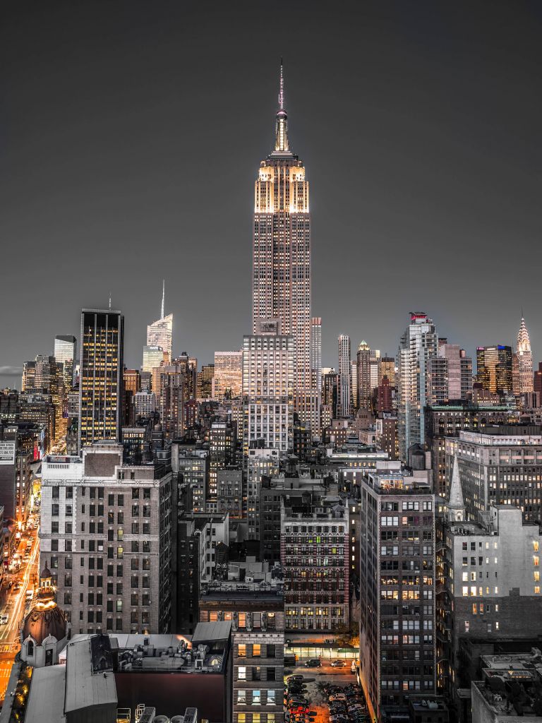 Empire State Building di sera