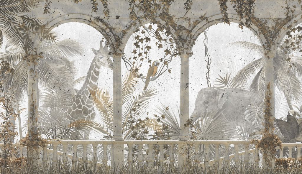 Edificio abbandonato nella giungla