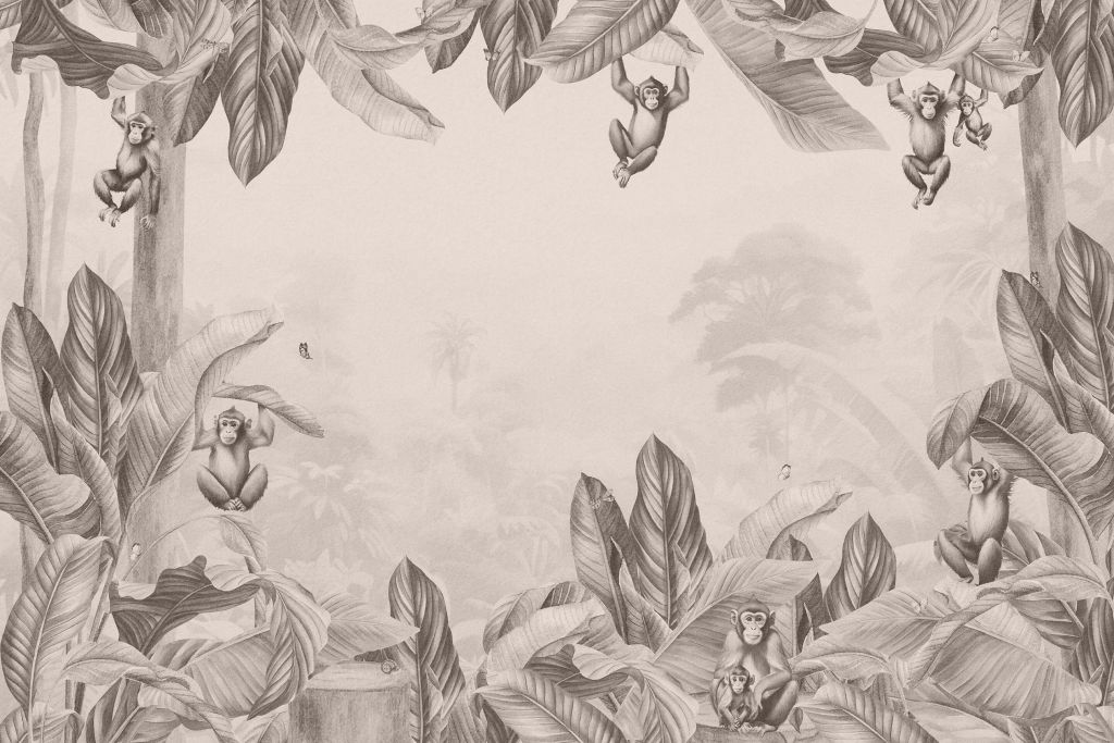 Riunione giocosa giungla