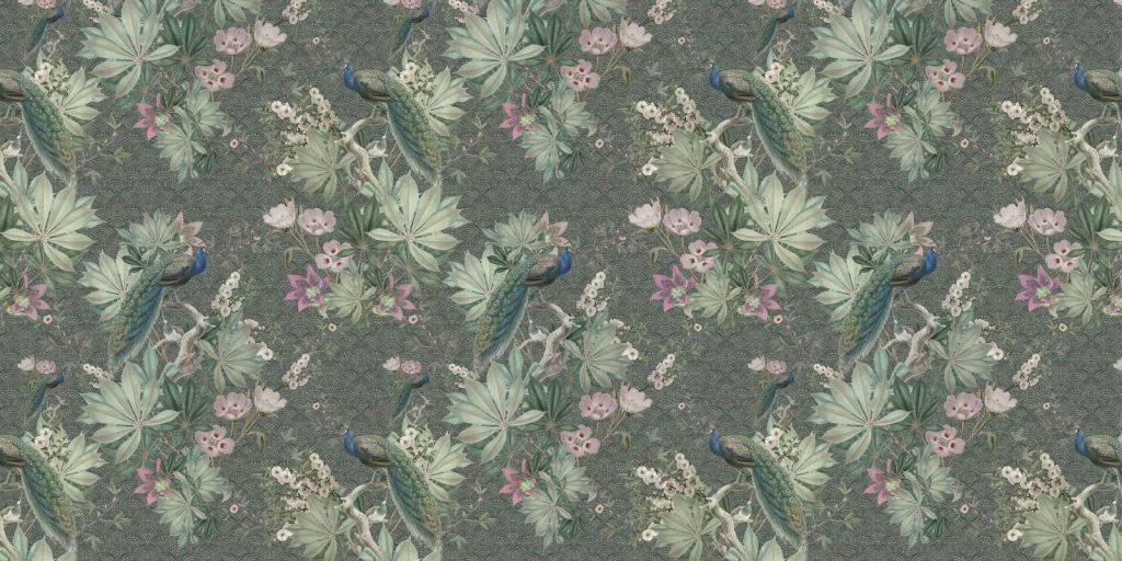 Pavoni da giardino vintage - verde scuro