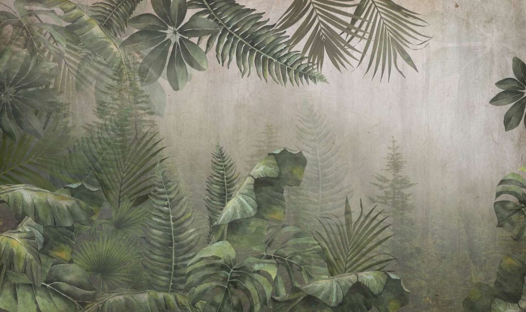 Foglia Dorata nella Nebbia