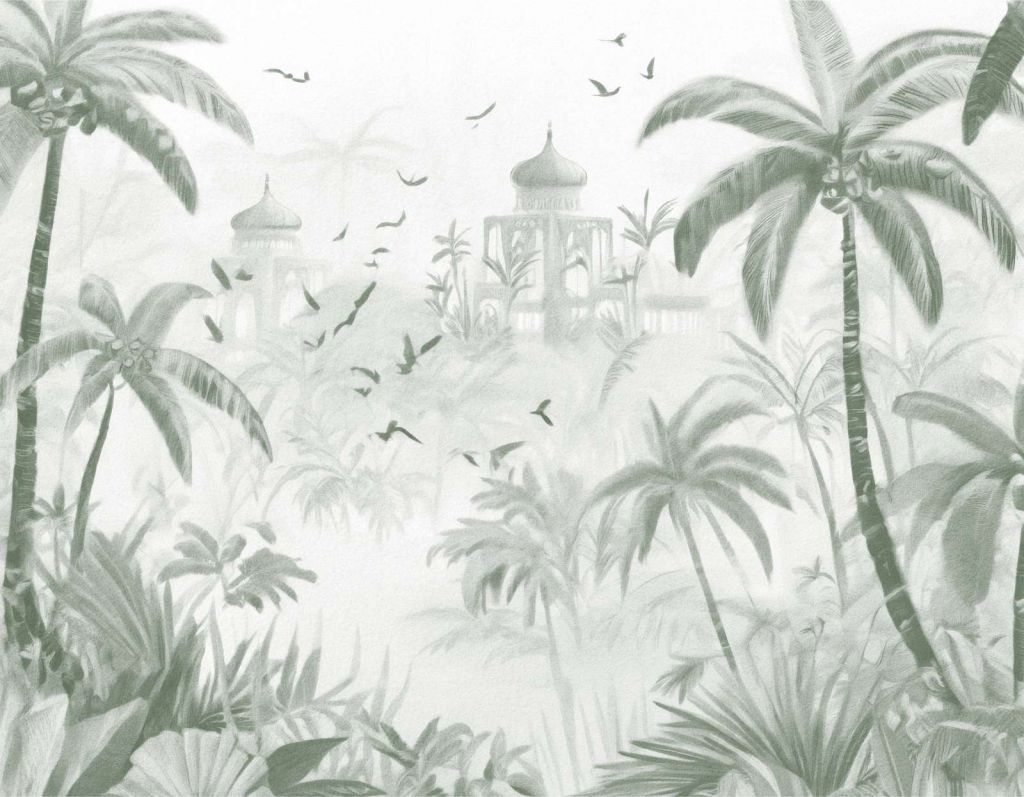 Giardino Orientale all'Alba, verde