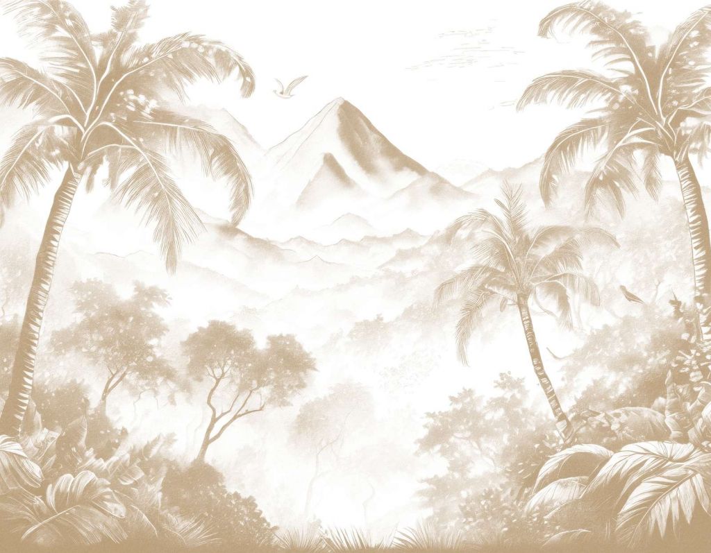 Alba sull'Isola Vulcanica, taupe