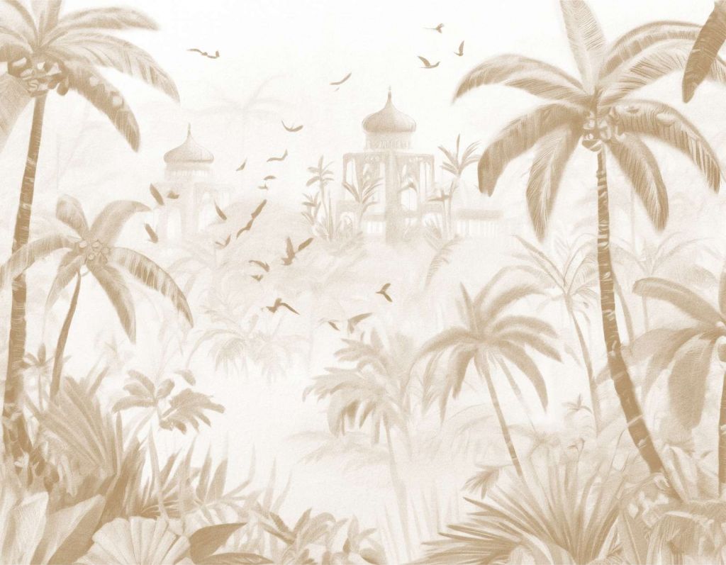 Giardino Orientale all'Alba, taupe