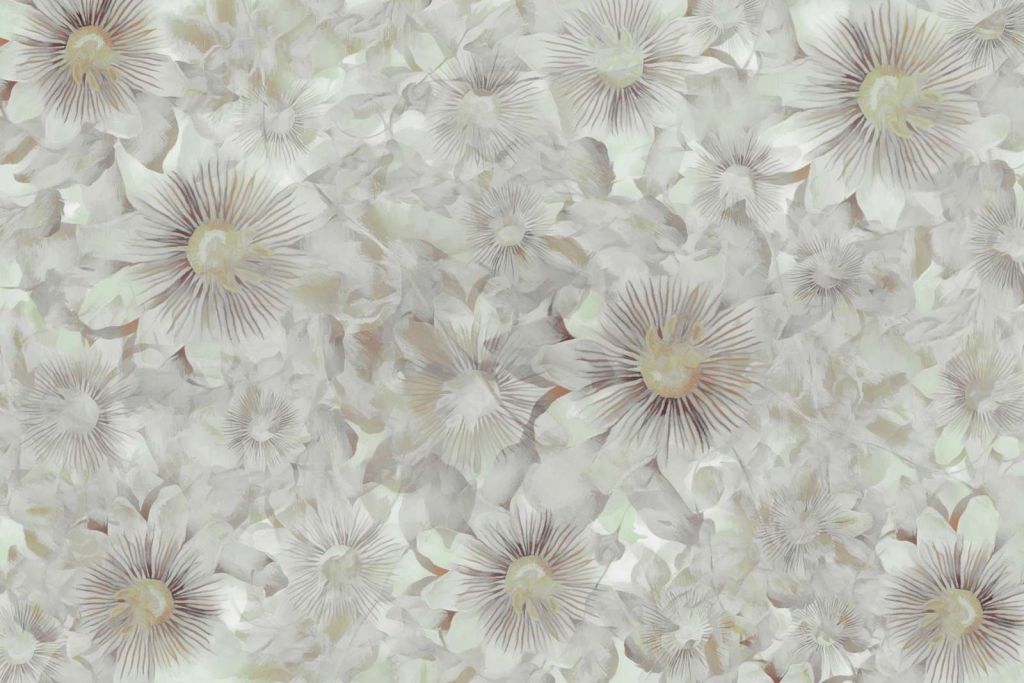 Eleganza Botanica Acquerello Grigio Nebbioso