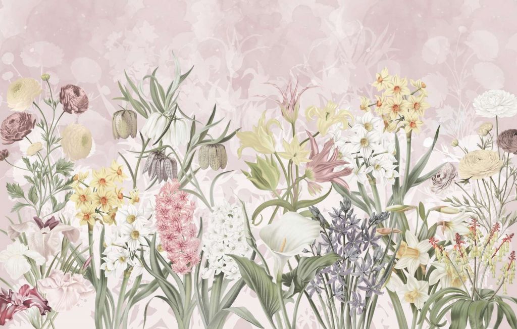 Fiori di Primavera - Rosa Petalo Pastello
