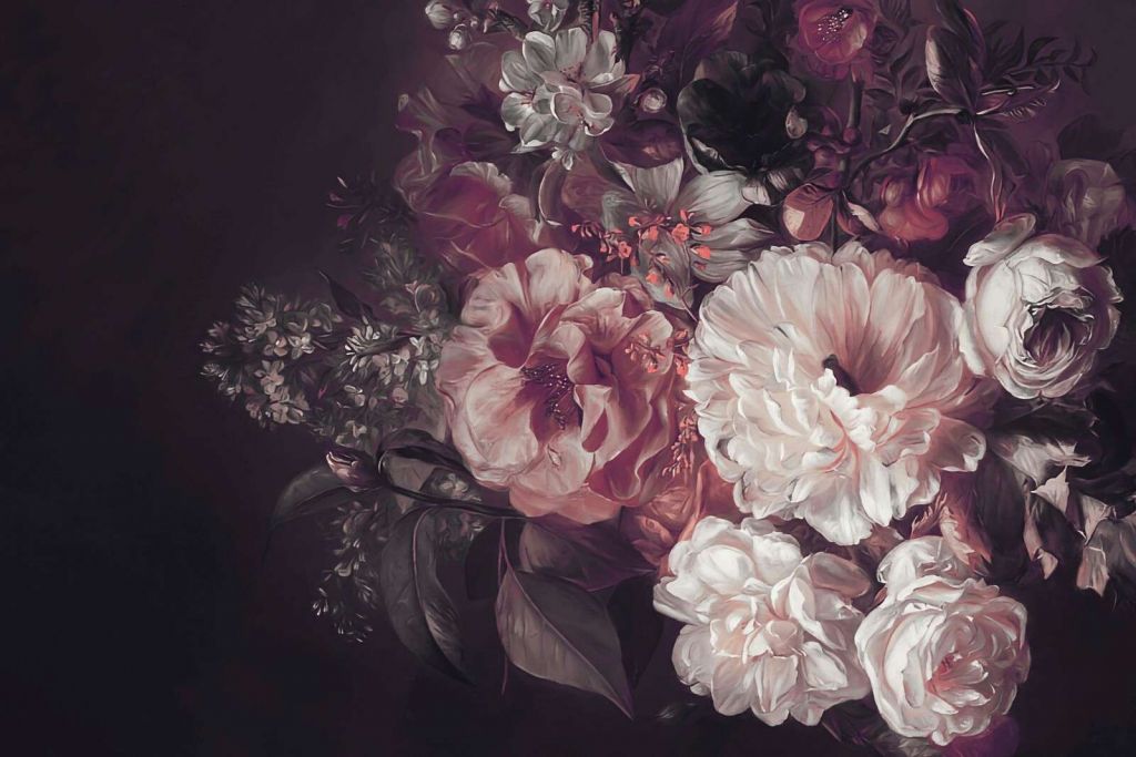 Bouquet con lilla rossa