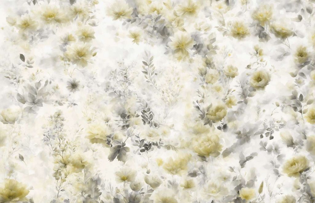 Umore floreale delicato - giallo