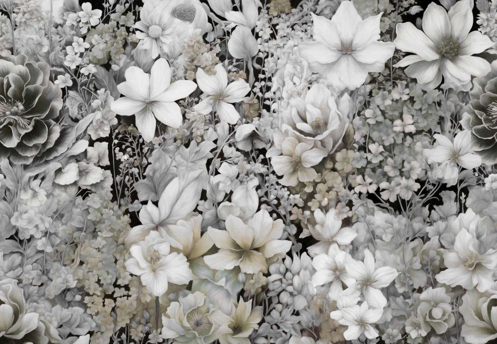 Festival dei fiori senza soluzione di continuità - grigio